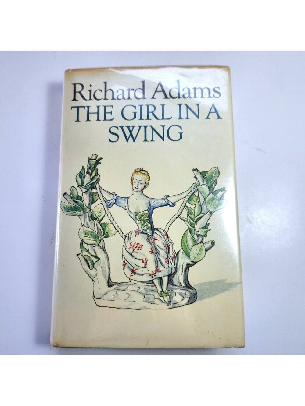 Richard Adams- The Girl in a Swing Original 1980 1st Ed H/C - D/J Mylar Wrap